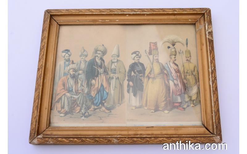 Antika Osmanlı Resim Antique Ottoman Picture - 1