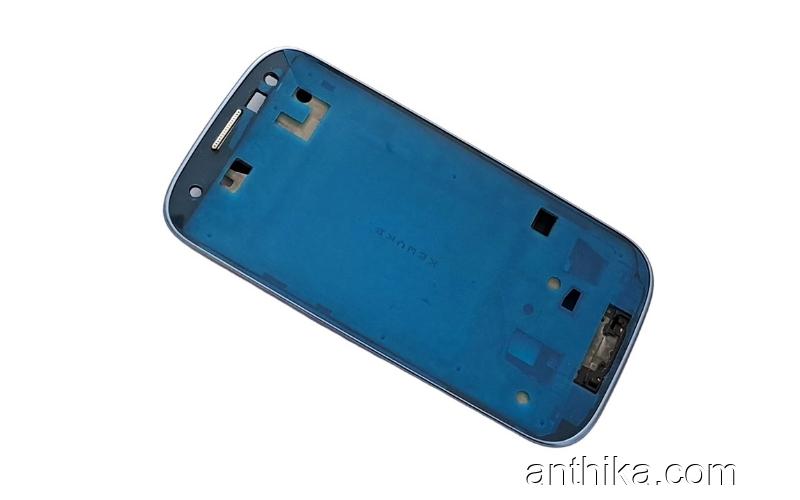 Samsung i9300 Kasa Ekran Çerçeve Galaxy S3 Kasa Lacivert