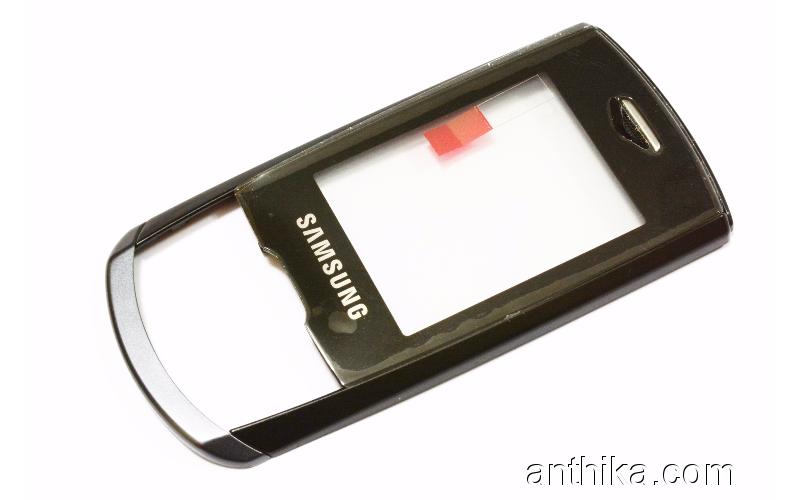 Samsung S3550 Kapak Orjinal Front Cover Black GH98-15895A