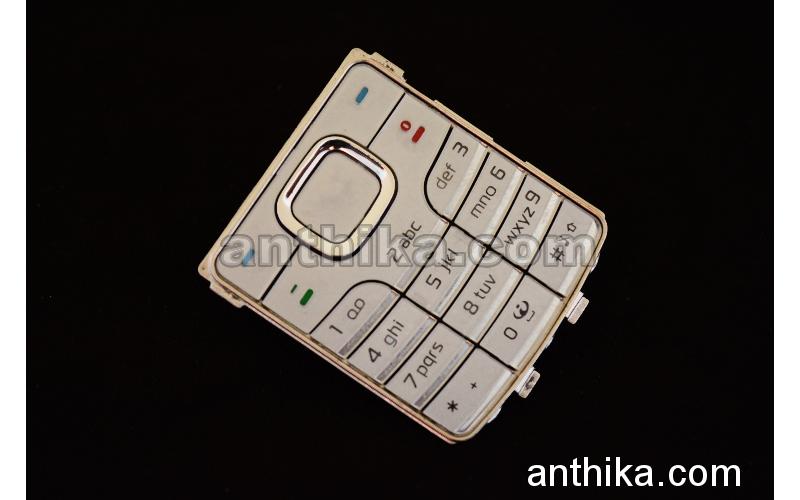 Nokia 6500 Classic Tuş High Quality Keypad Silver New