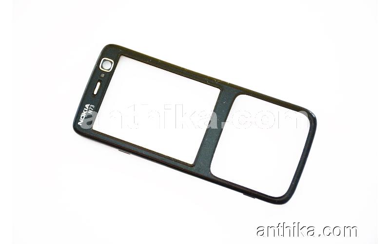 Nokia N73 Kapak Original Front Cover Black Used