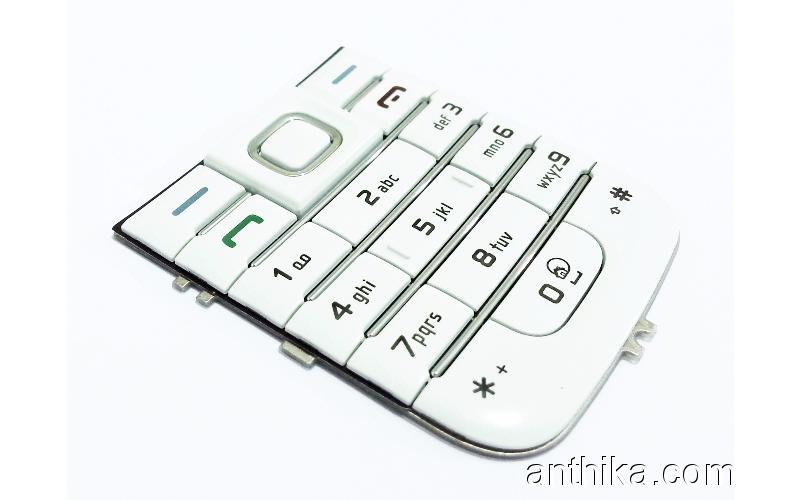 Nokia 6233 Tuş Orjinal Keypad White