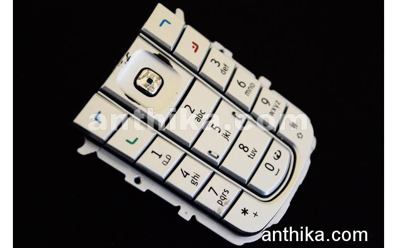 Nokia 6230i Tuş Original Keypad Silver Used-5