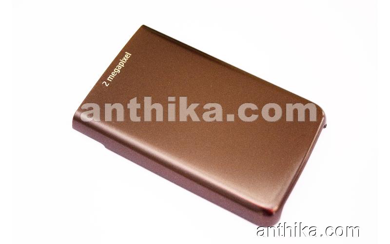 Nokia 6300 Batarya Kapak Original Battery Cover Brown New