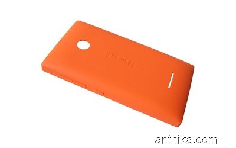 Microsoft Lumia 435 532 Kapak Original Back Cover Orange New 02508V0