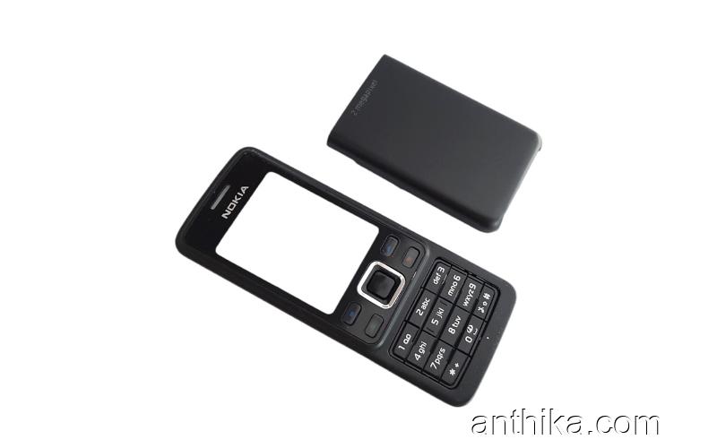 Nokia 6300 Kapak Tuş High Quality Front-Battery Cover with Keypad Black