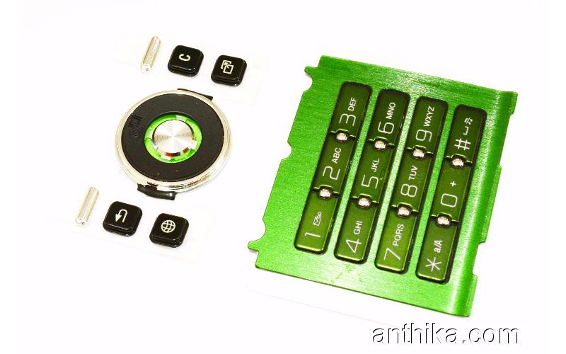 Sony Ericsson S500 S500i Tuş Orjinal Keypad Black Green