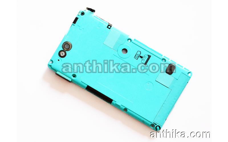 Sony Xperia Go ST27i Kasa Flex Original Middle Cover Blue Used 1262-5039