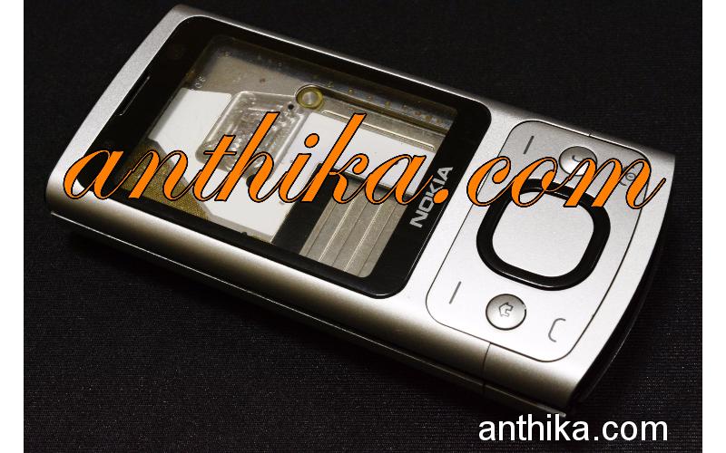 Nokia 6700 Slide Orjinal Kasa Kapak Full Housing Silver Used