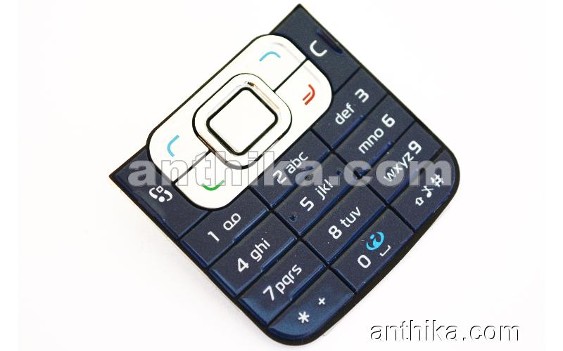 Nokia 6120 Classic Tuş High Quality Keypad Navy Blue New