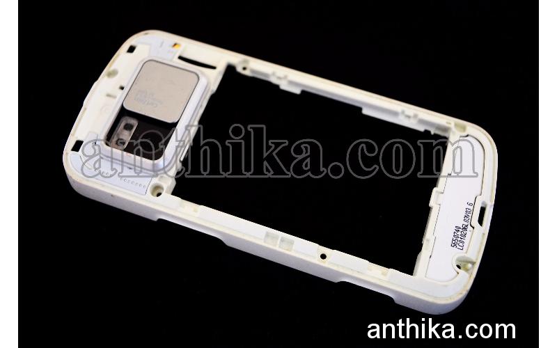 Nokia N97 Kasa Buzzer Original Middle Cover White Used 0254600