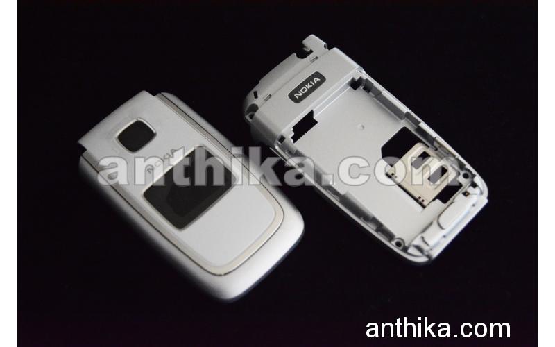 Nokia 6101 Kapak Kasa Mikrofon Original Housing Silver White New