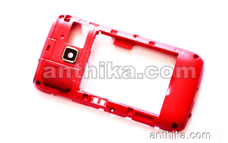 Samsung S5380 Wave Y Kasa Original Middle Cover Red New Condition