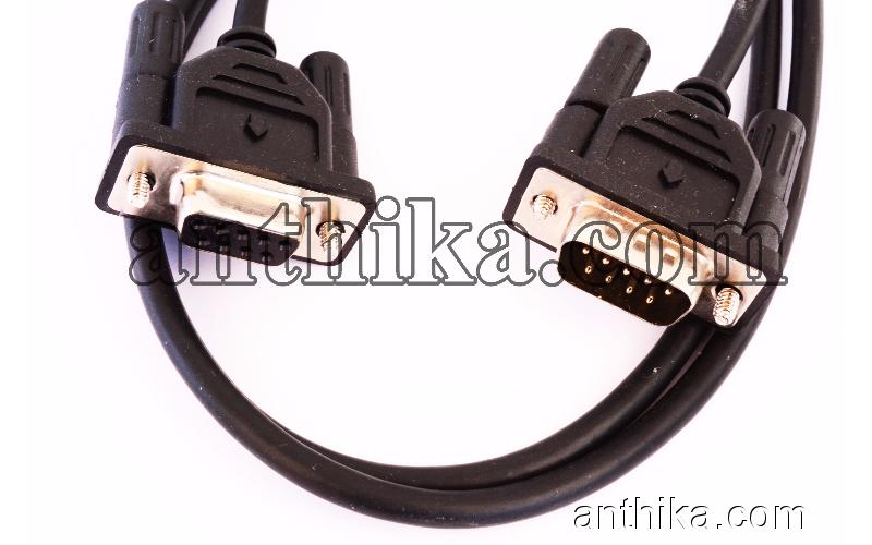 9 Pin Male Female Modem Cable 9 Pin Dişi Erkek Kablo