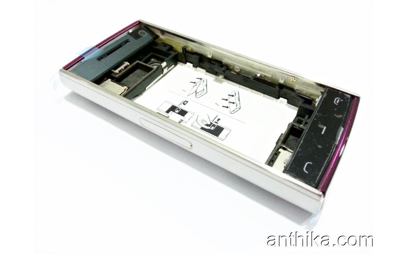 Nokia X6 X6-00 Orjinal Kasa Kapak Orta Kasa Full Housing White