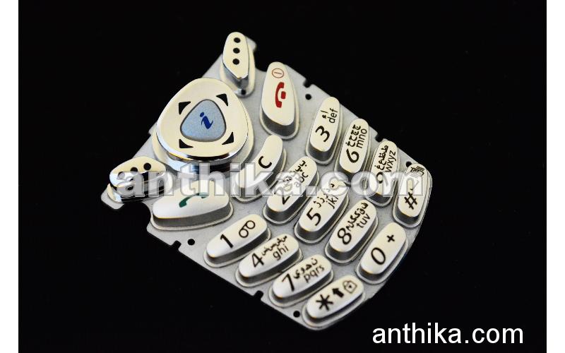 Samsung C200 Tuş Original Keypad Silver New