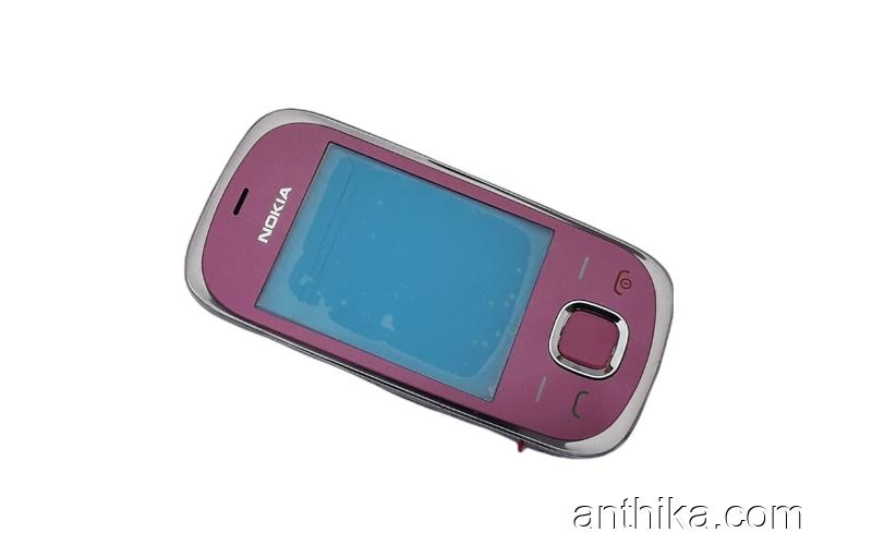 Nokia 7230 Kapak Kasa Tuş Soket High Quality Full Housing Pink New