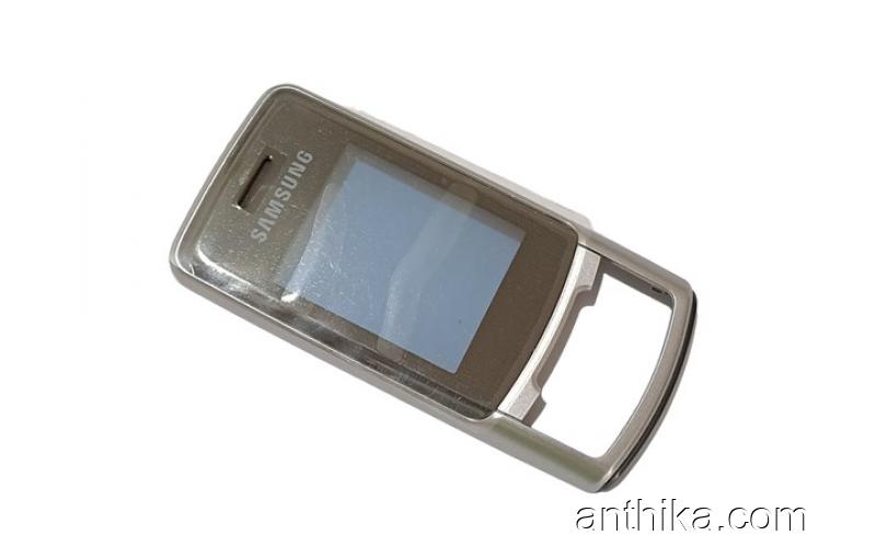 Samsung M620 Kapak Original Front Cover Grey New