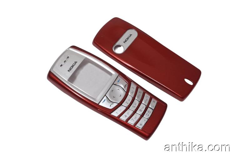 Nokia 6610i Kapak Tuş High Quality Xpress on Cover Red New