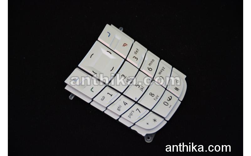 Nokia 3120 Tuş Original Keypad Silver New