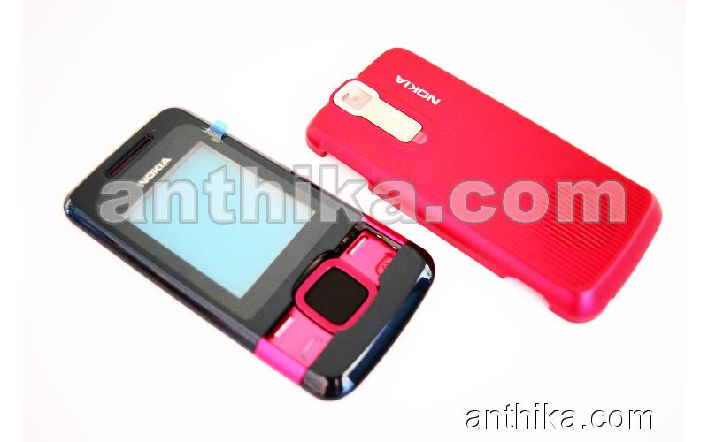 Nokia 7100 Supernova Kapak Tuş Original Front And Battery Cover Pink New