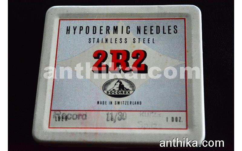 Socorex Hypodermic Needles 2R2 11 Numara Derialtı iğnesi
