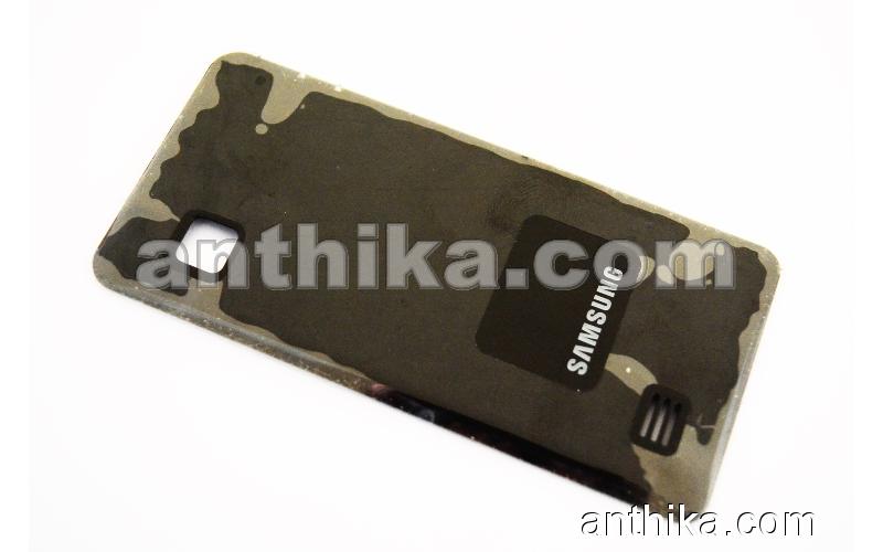 Samsung S5260 Star II Kapak Original Battery Cover Black New KVK