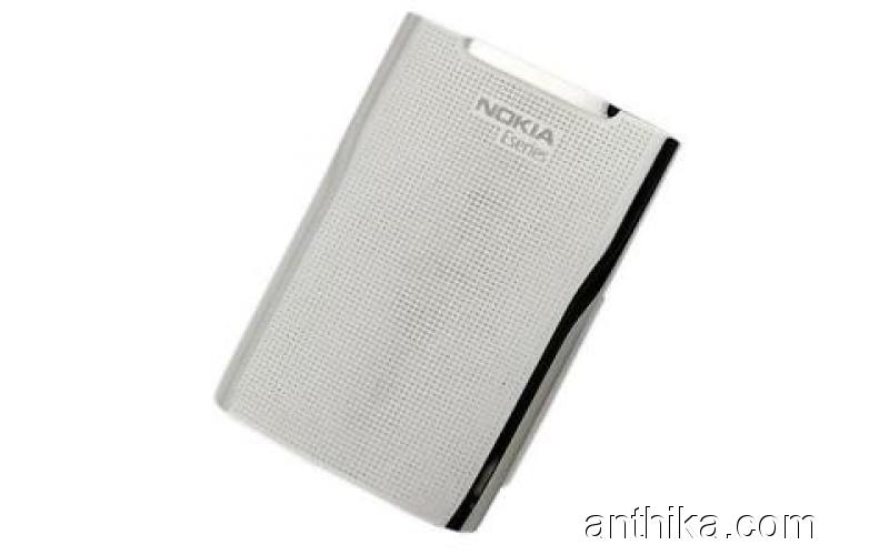 Nokia E71 Kapak Original Battery Cover Silver New