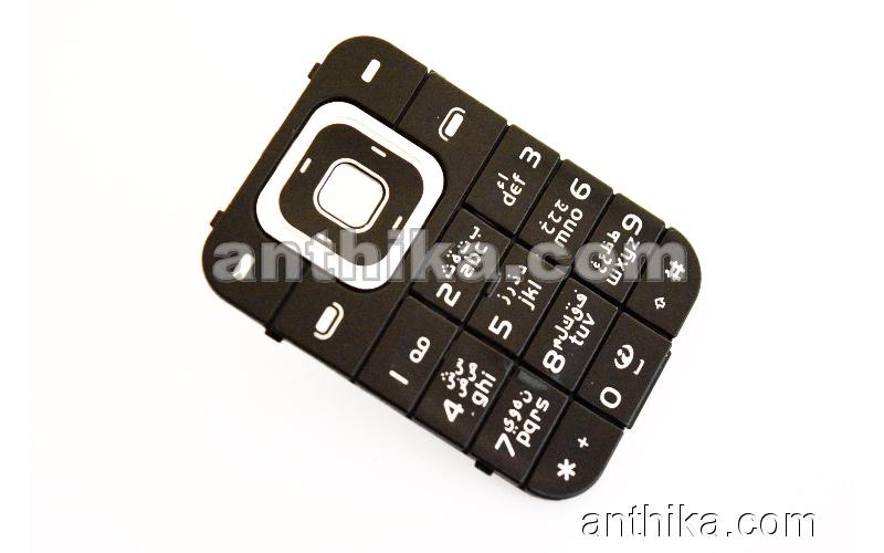 Nokia 7373 Tuş Original Keypad Latin Black New 9798001