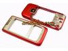 Nokia E65 Kapak Kasa Original Housing Red Used