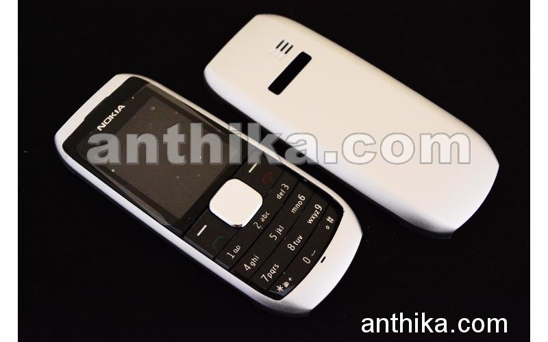 Nokia 1800 Kapak Tuş High Quality Xpress on Cover Black Silver New