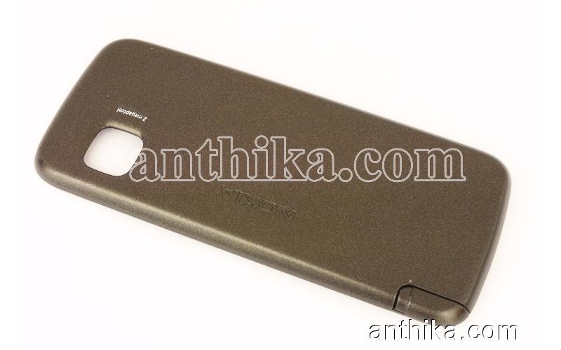 Nokia 5230 Kapak Kalem Original Battery Cover Stylus Dark Grey