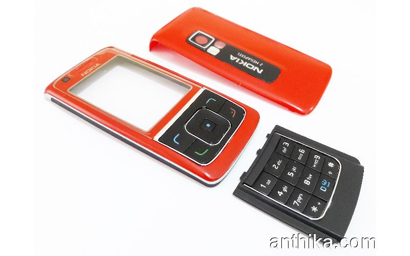 Nokia 6288 Kapak Tuş Orjinal Kalitesinde Xpress On Cover Red