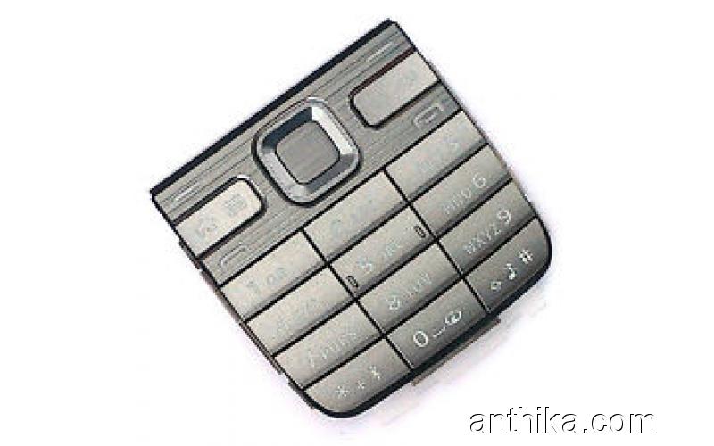 Nokia E52 E55 Tuş Orjinal Keypad Silver New 9796908