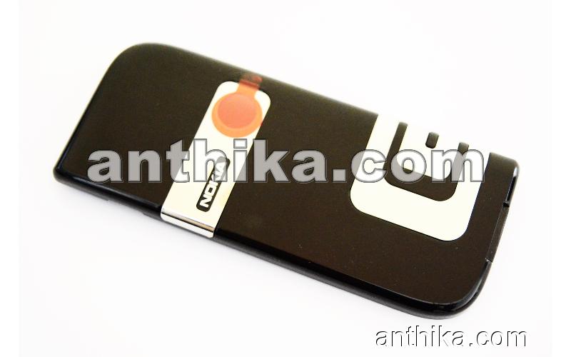 Nokia 7260 Kapak Original Battery Cover Black New