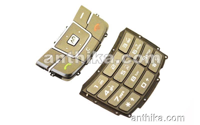 Samsung D880 D888 Tuş Takım High Quality Keypad Grey New