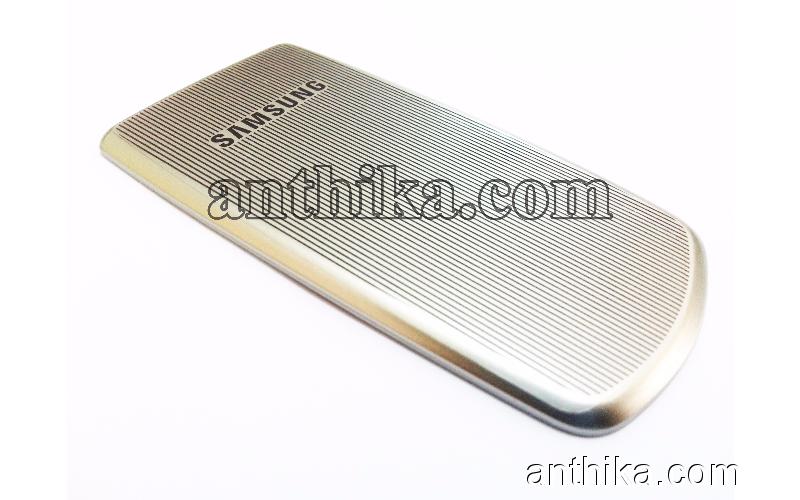 Samsung B320 Kapak Original Battery Cover Silver New