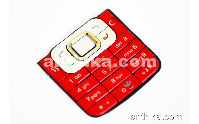 Nokia 6120 Classic Tuş High Quality Keypad Red New