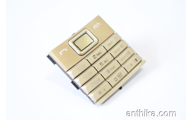 Nokia 8800 Sirocco Gold Tuş Orjinal Keypad New 9792163