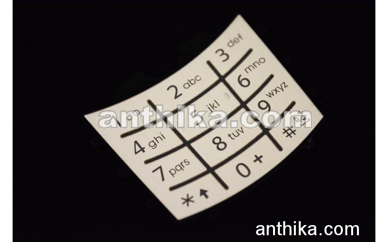 Samsung U700 Tuş Original Numeric Keypad Silver New Condition