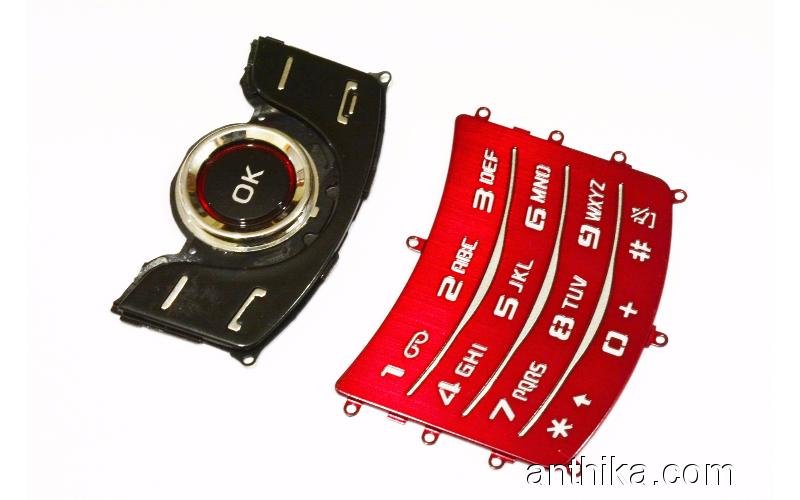 Samsung S5200 Tuş Orjinal Keypad Red New