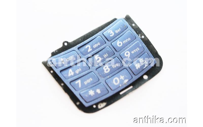 Samsung E250 Tuş Original Numeric Keypad Blue Used