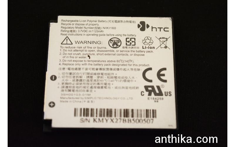 HTC Dopod 600 P5500 P5520 P5530 Niki160 Batarya Pil Original Battery