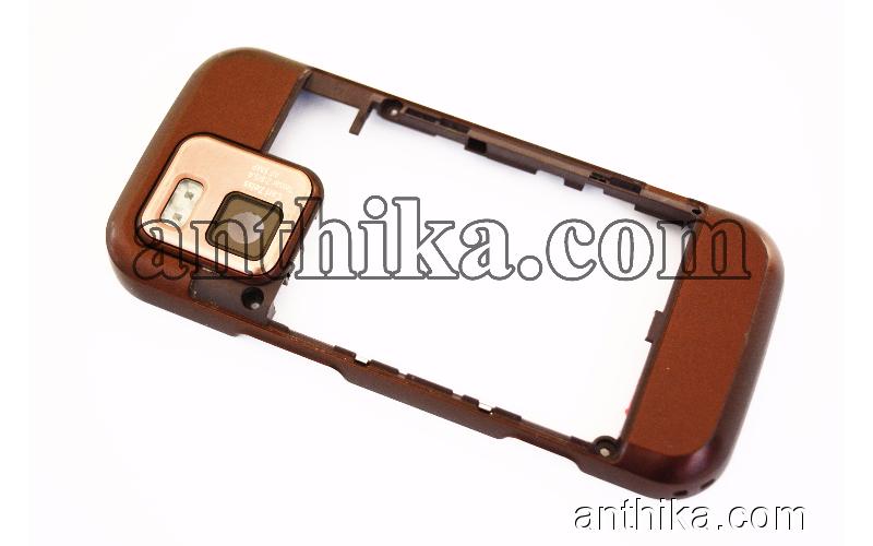 Nokia N97 Mini Kasa Original Middle Cover Brown Used 0255630