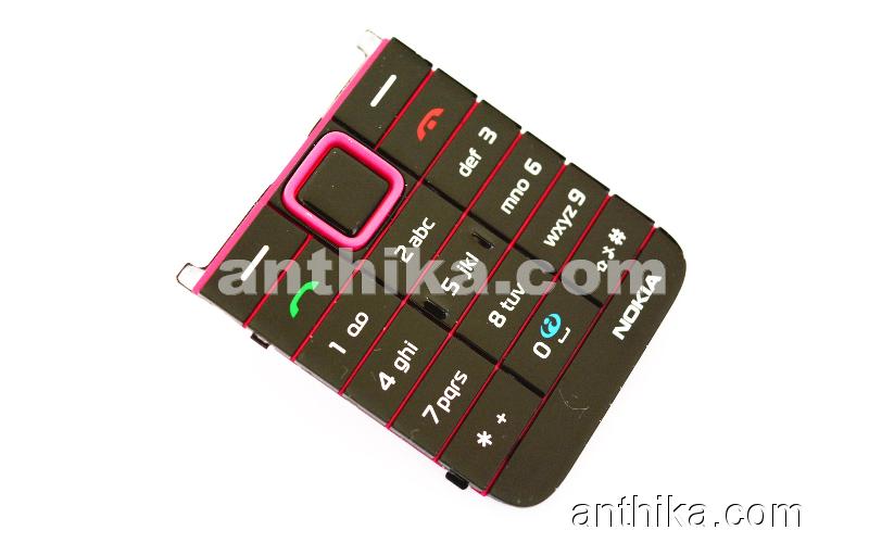 Nokia 3500 Classic Tuş Original Keypad Black Pink New