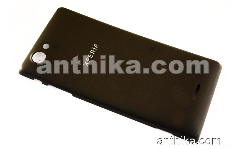 Sony Xperia J ST26i Kapak Original Battery Cover Black New