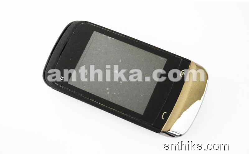 Nokia C2-07 Kapak Kasa Tuş High Quality Full Housing Black New