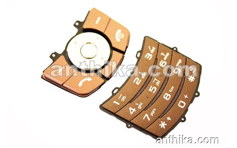 Samsung L760 Tuş Original Keypad Brown New