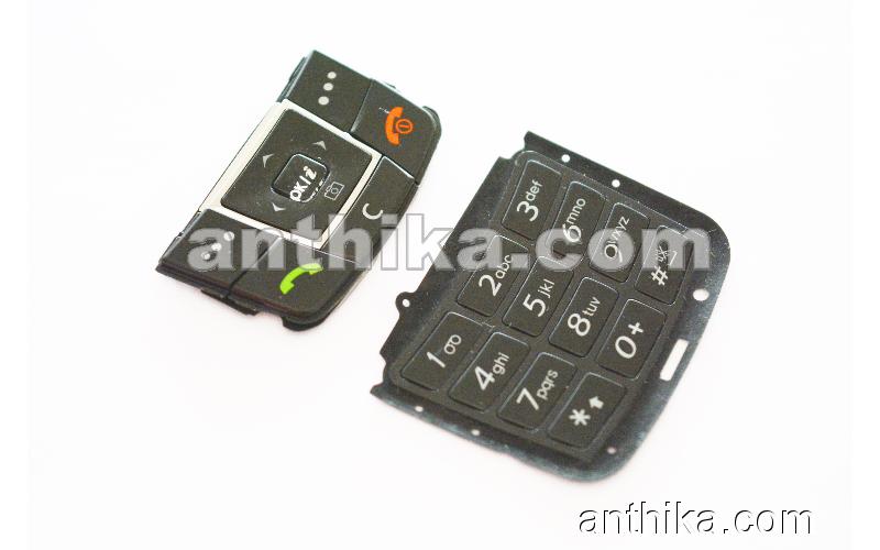 Samsung E250 Tuş Original Keypad Black New Condition