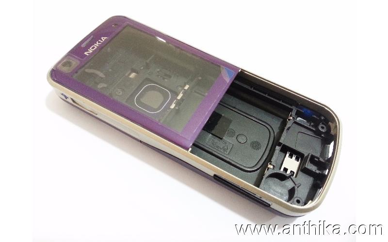 Nokia 6220 Classic Kasa Kapak Purple Housing-No 1